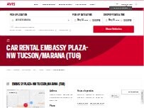 Website Screenshot Avis Car Rental