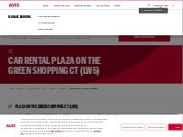Website Screenshot Avis Car Rental