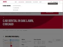Website Screenshot Avis Car Rental