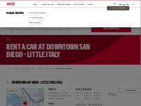 Website Screenshot Avis Car Rental