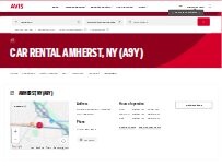Website Screenshot Avis Car Rental