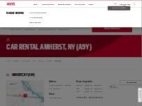 Website Screenshot Avis Car Rental