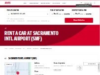 Website Screenshot Avis Car Rental