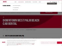 Website Screenshot Avis Car Rental