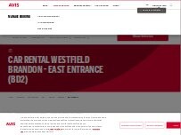 Website Screenshot Avis Car Rental