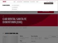 Website Screenshot Avis Car Rental