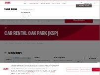 Website Screenshot Avis Car Rental