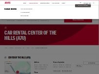 Website Screenshot Avis Car Rental