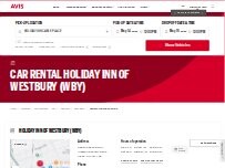 Website Screenshot Avis Car Rental