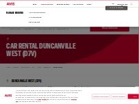 Website Avis Car Rental