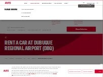 Website Screenshot Avis Car Rental