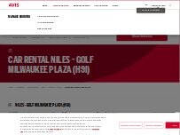 Website Screenshot Avis Car Rental