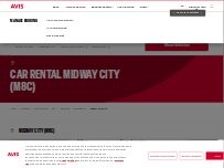 Website Avis Car Rental