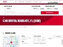 Website Screenshot Avis Car Rental