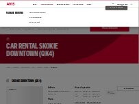 Website Screenshot Avis Car Rental