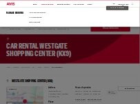 Website Screenshot Avis Car Rental
