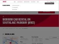 Website Screenshot Avis Car Rental