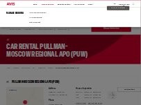 Website Screenshot Avis Car Rental