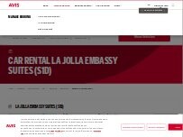 Website Screenshot Avis Car Rental