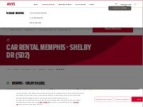 Website Screenshot Avis Car Rental