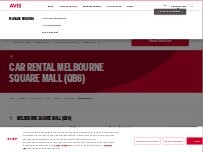 Website Screenshot Avis Car Rental