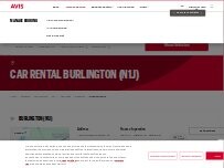 Website Screenshot Avis Car Rental