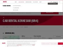 Website Screenshot Avis Car Rental