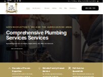 Website Screenshot Two Pillars Plumbing