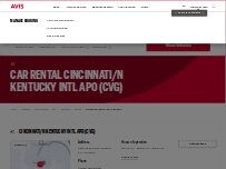 Website Screenshot Avis Car Rental