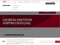 Website Screenshot Avis Car Rental