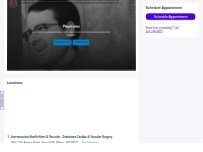 Website Screenshot Thomas J. Desmarais, MD
