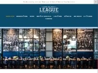 Website Screenshot The League Kitchen & Tavern
