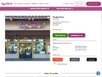 Website Screenshot Yogurtland Cupertino