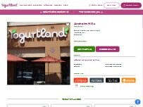 Website Screenshot Yogurtland Anaheim