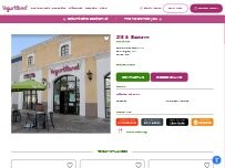 Website Screenshot Yogurtland Las Vegas