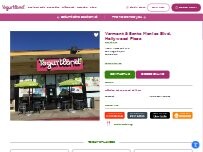 Website Screenshot Yogurtland Los Angeles