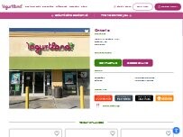 Website Screenshot Yogurtland Ontario