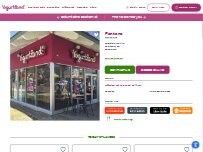 Website Screenshot Yogurtland Fontana