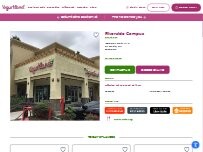 Website Screenshot Yogurtland Riverside Campus