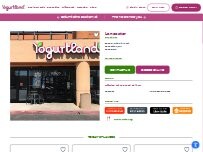 Website Screenshot Yogurtland Lancaster