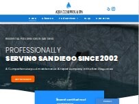 Website Screenshot Aqua Clear Pool & Spa