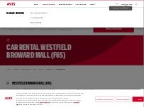 Website Screenshot Avis Car Rental