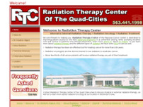 Radiation Therapy Center website screenshot