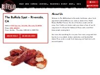 Website Screenshot The Buffalo Spot