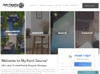 Website Screenshot My Rent Source Property Management