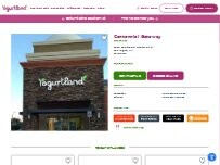 Website Screenshot Yogurtland Las Vegas