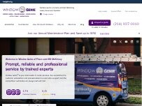 Website Screenshot Window Genie of Frisco and SW McKinney