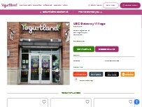 Website Screenshot Yogurtland USC