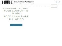 Website Screenshot HH Hancock III Root Canal Endodontist