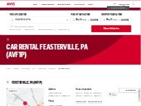 Website Avis Car Rental